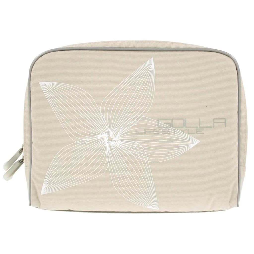 Bolso Neceser de Mano Golla Lifestyle.Color Beige.LOTE DE 10 o 20 UNIDADES